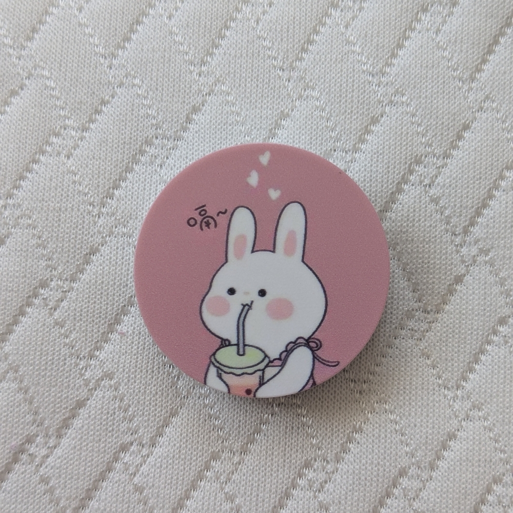 Bubble Tea Bunny Phone Stand